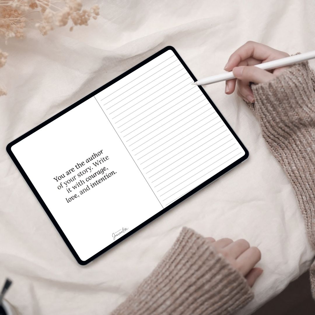 Digital Blank Ruled Journal