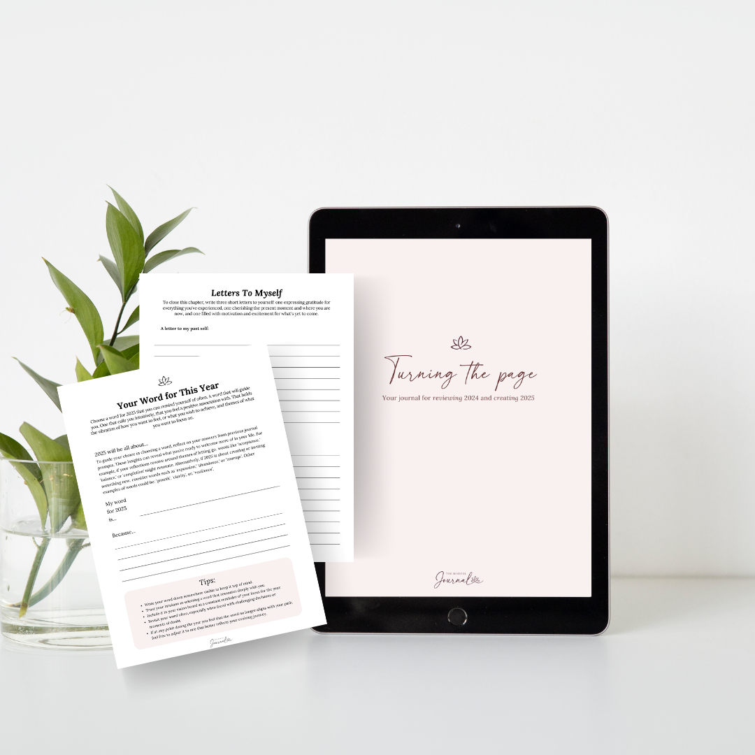 2025/2026 Reflection & Intention Setting Digital Journal