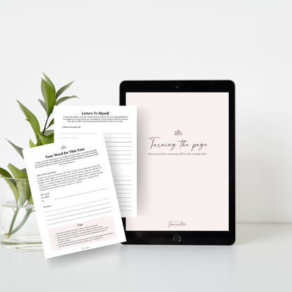 2025/2026 Reflection & Intention Setting Digital Journal