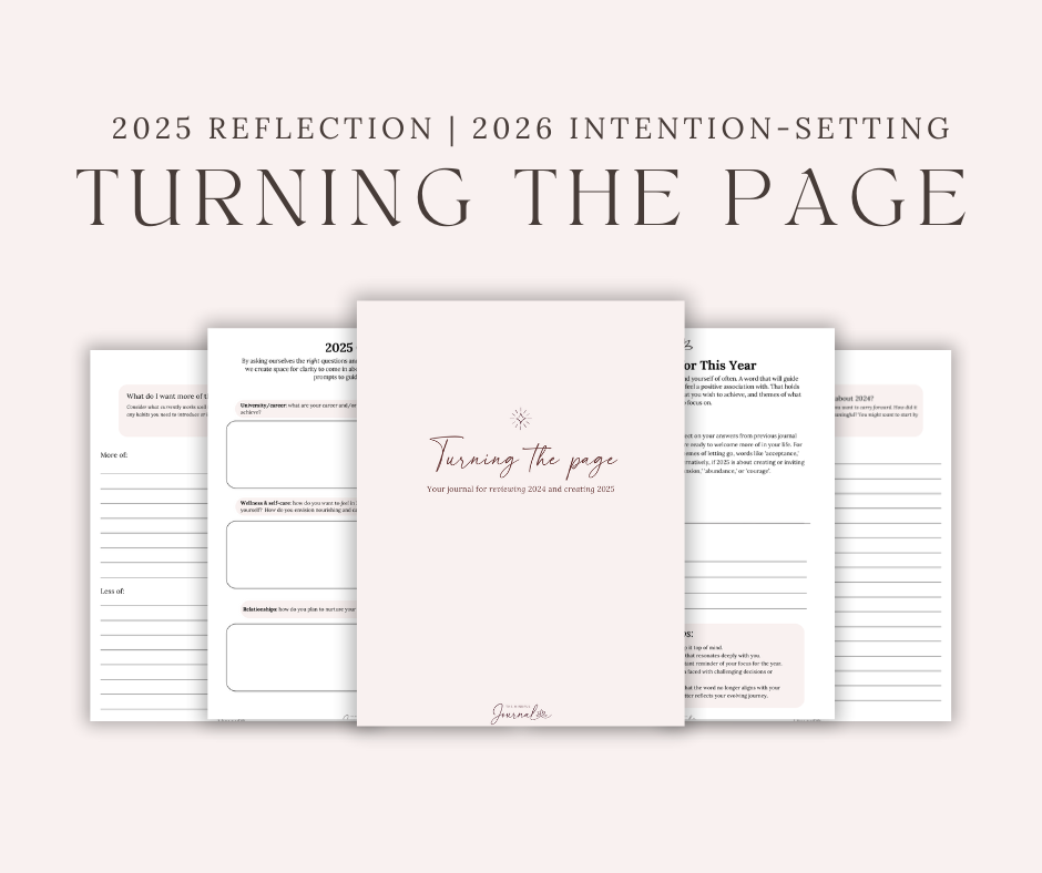2025/2026 Reflection & Intention Setting Digital Journal