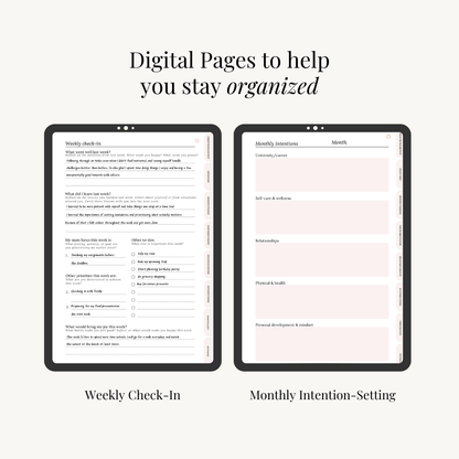 Digital Productivity & Wellness Planner