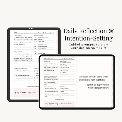 Digital Productivity & Wellness Planner