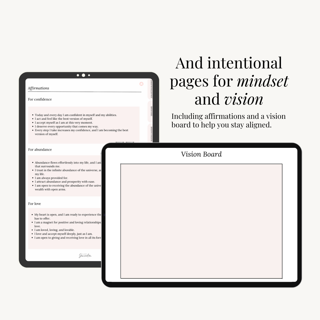 Digital Productivity & Wellness Planner