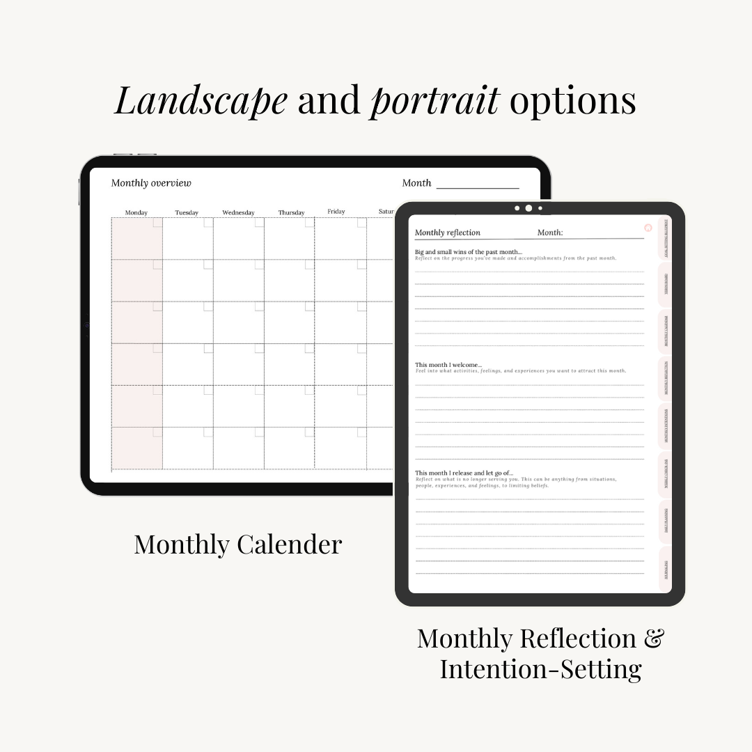 Digital Productivity & Wellness Planner