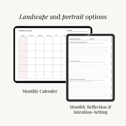 Digital Productivity & Wellness Planner