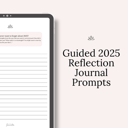 2025/2026 Reflection & Intention Setting Digital Journal