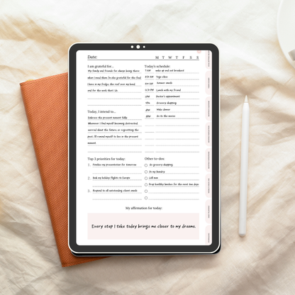 Digital Productivity & Wellness Planner